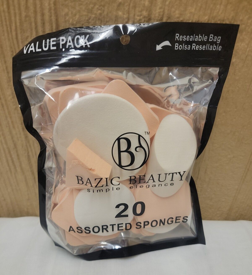 Bazic Beauty Simple Elegance Assorted Makeup Sponges